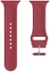 Apple Watch 45MM / 44MM / 42MM Bandje Siliconen met 3D Diamant Textuur Rood afbeelding 4