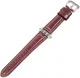 Apple Watch 45MM / 44MM / 42MM Bandje Duurzaam Echt Split Leer Rood afbeelding 3