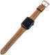 Apple Watch 45MM / 44MM / 42MM Bandje Duurzaam Echt Split Leer Bruin afbeelding 1