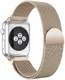 Apple Watch Band - 1-9/SE/Ultra 49MM/45MM/44MM/42MM - Magneet Milanese - Beige afbeelding 2