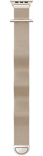 Apple Watch Band - 1-9/SE/Ultra 49MM/45MM/44MM/42MM - Magneet Milanese - Beige afbeelding 4