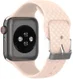 Apple Watch 41MM / 40MM / 38MM Bandje Siliconen met 3D Diamant Textuur Roze afbeelding 2