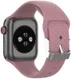 Apple Watch 41MM / 40MM / 38MM Bandje Siliconen met 3D Diamant Textuur Paars afbeelding 2