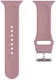 Apple Watch 41MM / 40MM / 38MM Bandje Siliconen met 3D Diamant Textuur Paars afbeelding 4