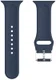 Apple Watch 41MM / 40MM / 38MM Bandje Siliconen met 3D Diamant Textuur Blauw afbeelding 4