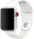Apple Watch 41MM / 40MM / 38MM Bandje Siliconen met Drukknoop Sluiting Wit afbeelding 5