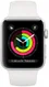 Apple Watch 41MM / 40MM / 38MM Bandje Siliconen met Drukknoop Sluiting Wit afbeelding 2