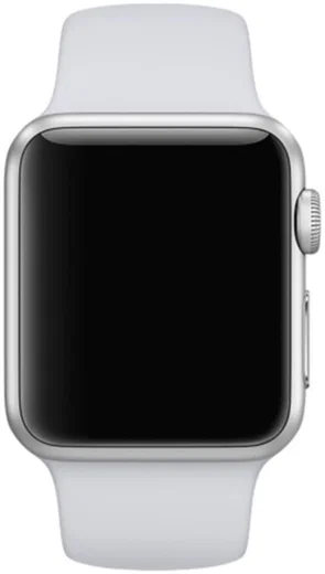 Apple Watch 41MM / 40MM / 38MM Bandje Siliconen met Drukknoop Sluiting Grijs afbeelding 6