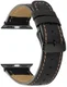 Apple Watch 41MM / 40MM / 38MM Bandje Echt Leer met Crackle Textuur Zwart afbeelding 3