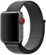 Apple Watch 45MM / 44MM / 42MM Bandje Nylon met Klittenband Grijs/Groen afbeelding 1