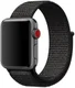 Apple Watch 41MM / 40MM / 38MM Bandje met Nylon Klittenband Zwart afbeelding 1