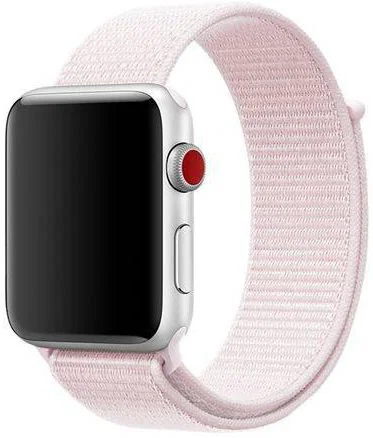 Originele Apple Nike Sport Loop Apple Watch Band 45MM / 44MM / 42MM Roze afbeelding 1