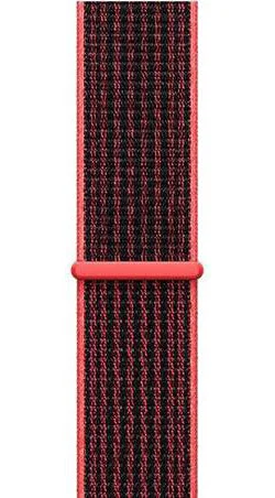 Originele Apple Nike Sport Loop Apple Watch Band 45MM / 44MM / 42MM Rood afbeelding 2
