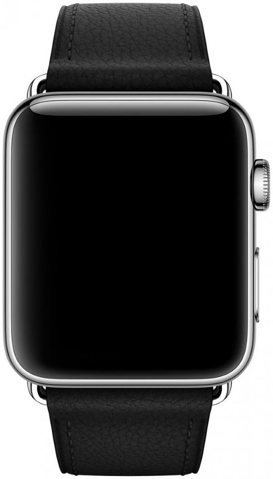 Origineel Apple Classic Buckle Apple Watch 45MM / 44MM / 42MM Bandje Zwart afbeelding 3