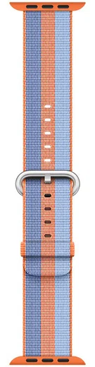 Originele Apple Gevlochten Nylon Bandje Watch 45MM / 44MM / 42MM Oranje afbeelding 3