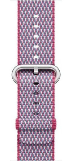 Origineel Apple Geweven Nylon Apple Watch 45MM / 44MM / 42MM Bandje Berry afbeelding 3