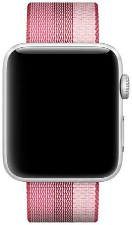 Origineel Apple Geweven Nylon Apple Watch 41MM / 40MM / 38MM Bandje Berry afbeelding 2