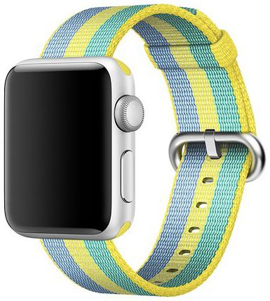 Origineel Apple Geweven Nylon Apple Watch 41MM / 40MM / 38MM Bandje Pollen afbeelding 1