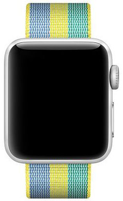 Origineel Apple Geweven Nylon Apple Watch 41MM / 40MM / 38MM Bandje Pollen afbeelding 2