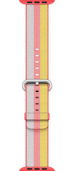Origineel Apple Geweven Nylon Apple Watch 41MM / 40MM / 38MM Bandje Rood afbeelding 3