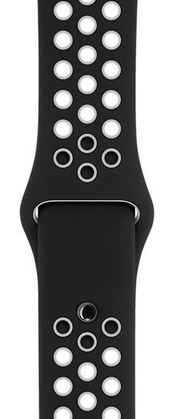 Originele Apple Nike Sport Loop Apple Watch Band 41MM / 40MM / 38MM Zwart afbeelding 2