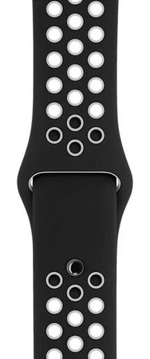Originele Apple Nike Sport Loop Apple Watch Band 41MM / 40MM / 38MM Zwart afbeelding 2