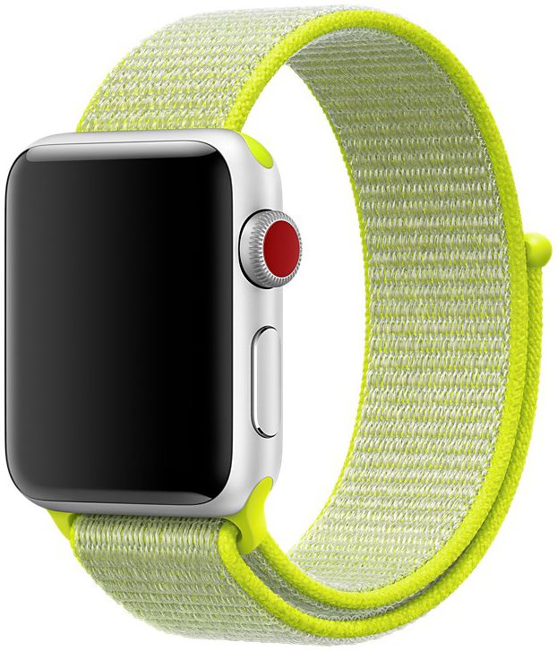 Originele Apple Nike Sport Loop Apple Watch Band 41MM / 40MM / 38MM Groen afbeelding 1