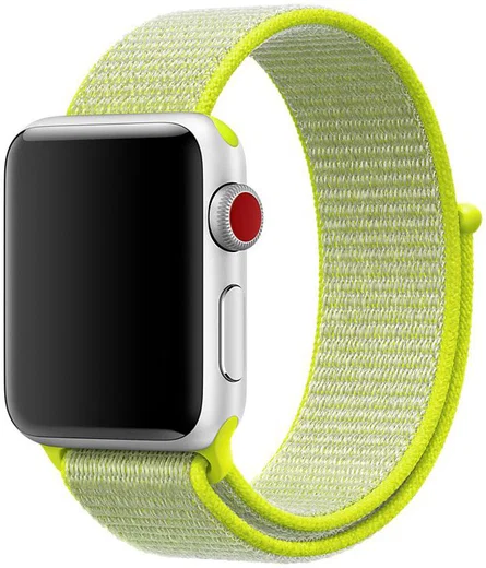 Originele Apple Nike Sport Loop Apple Watch Band 41MM / 40MM / 38MM Groen afbeelding 1
