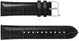 Universeel Smartwatch 20MM Bandje - Echt Leer met Krokodil Textuur - Zwart afbeelding 5