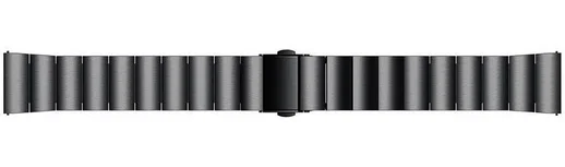 Universeel Smartwatch 20MM Bandje Luxe Schakels Roestvrij Staal Zwart afbeelding 5