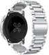 Universeel Smartwatch 20MM Bandje - Roestvrij Staal - met Schakels - Zilver afbeelding 2
