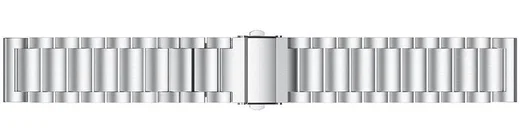 Universeel Smartwatch 20MM Bandje - Roestvrij Staal - met Schakels - Zilver afbeelding 5