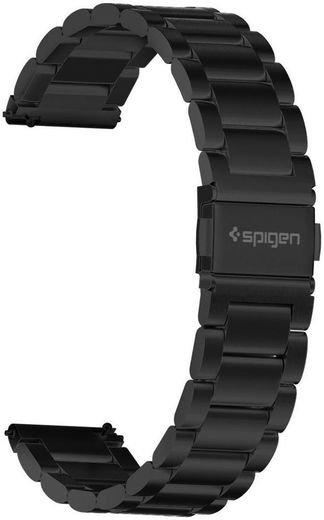 Spigen Modern Fit Universeel Smartwatch 20MM Bandje RVS Zwart afbeelding 3