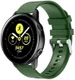 Universeel Smartwatch 20MM Bandje Siliconen met Gesp Sluiting Groen afbeelding 1