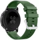 Universeel Smartwatch 20MM Bandje Siliconen met Gesp Sluiting Groen afbeelding 2