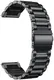 Universeel Smartwatch 20MM Bandje - Schakels Roestvrij Staal - Zwart afbeelding 6
