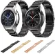 Universeel Smartwatch 20MM Bandje - Schakels Roestvrij Staal - Zwart afbeelding 12