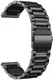 Universeel Smartwatch 20MM Bandje - Schakels Roestvrij Staal - Zwart afbeelding 9
