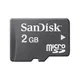 Sandisk MicroSD Geheugenkaart 2GB Zwart afbeelding 1