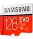 Samsung EVO Plus MicroSDXC Geheugenkaart met Adapter 128GB Rood afbeelding 2