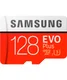 Samsung EVO Plus MicroSDXC Geheugenkaart (2020) met Adapter 128GB Rood afbeelding 1