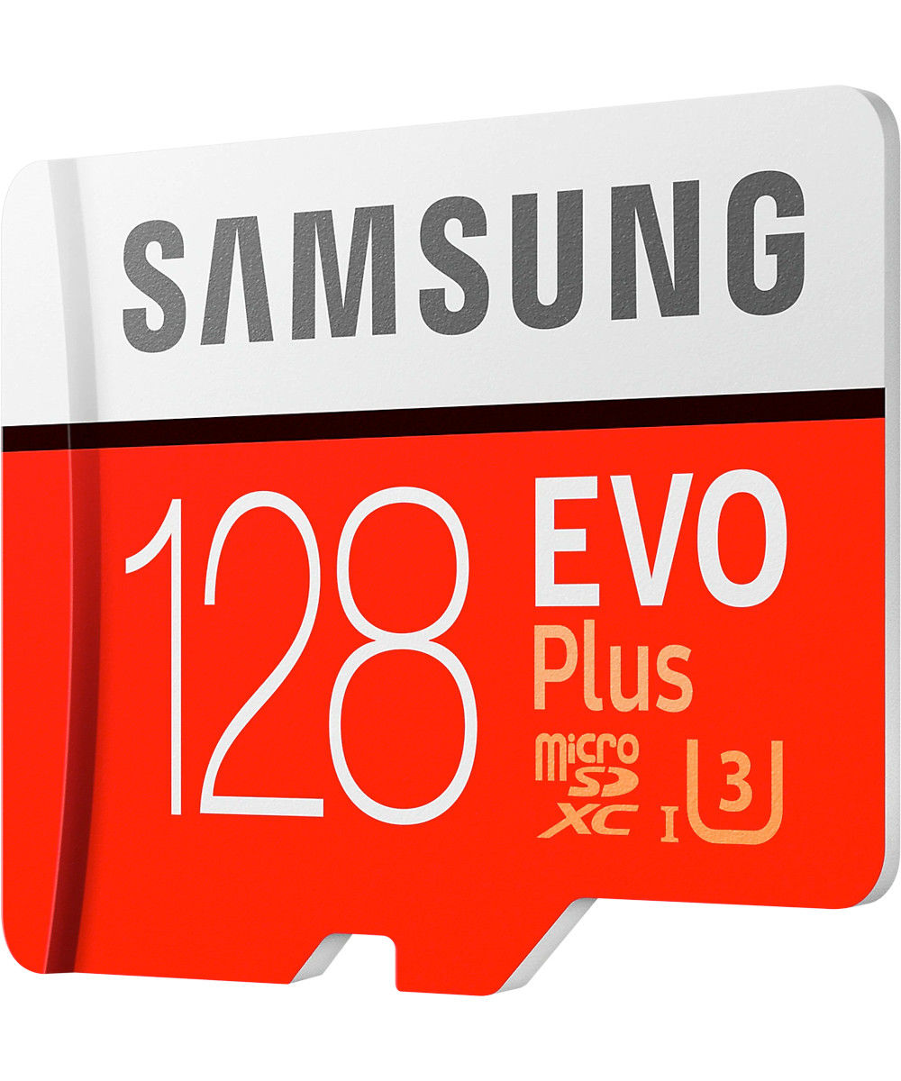 Samsung EVO Plus MicroSDXC Geheugenkaart (2020) met Adapter 128GB Rood afbeelding 2