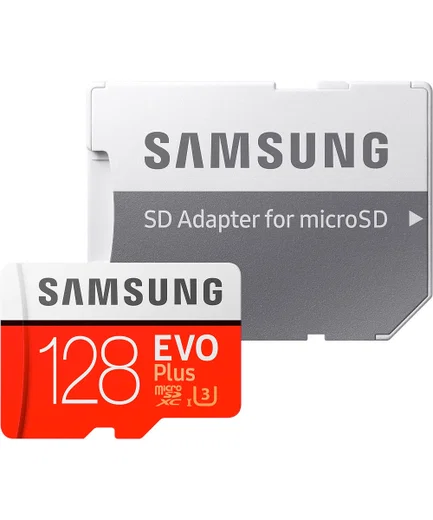 Samsung EVO Plus MicroSDXC Geheugenkaart (2020) met Adapter 128GB Rood afbeelding 3