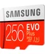 Samsung EVO Plus MicroSDXC Geheugenkaart (2020) met Adapter 256GB Rood afbeelding 2