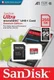 Sandisk Ultra MicroSD kaart 256GB A1 Class 10 afbeelding 2