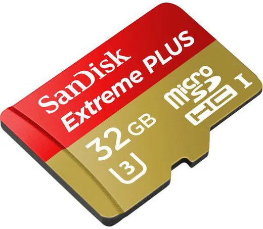 Sandisk Extreme Plus 32GB MicroSD kaart afbeelding 2
