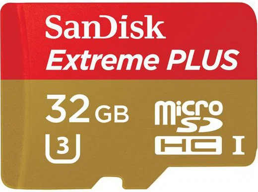 Sandisk Extreme Plus 32GB MicroSD kaart afbeelding 1