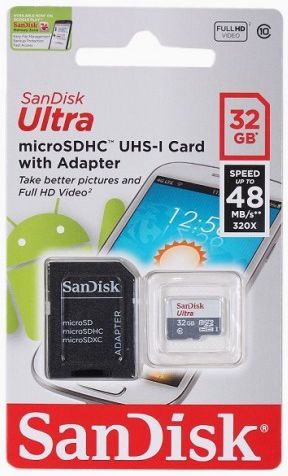 Sandisk Ultra microSDHC kaart: 32GB afbeelding 3