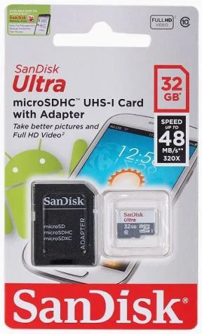 Sandisk Ultra microSDHC kaart: 32GB afbeelding 3