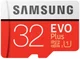 Samsung Evo Class 10 Micro-SD Kaart met SD-Adapter 32GB Rood afbeelding 1